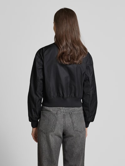 Marc O'Polo Relaxed Fit Bomberjacke mit gerippten Abschlüssen Black 5