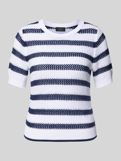 monari Strickpullover mit 1/2-Arm Marine 2