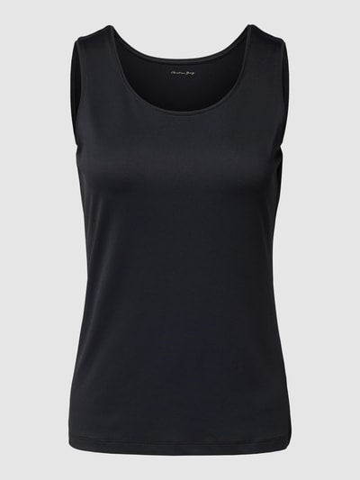 Christian Berg Woman Top mit Rundhalsausschnitt Black 2