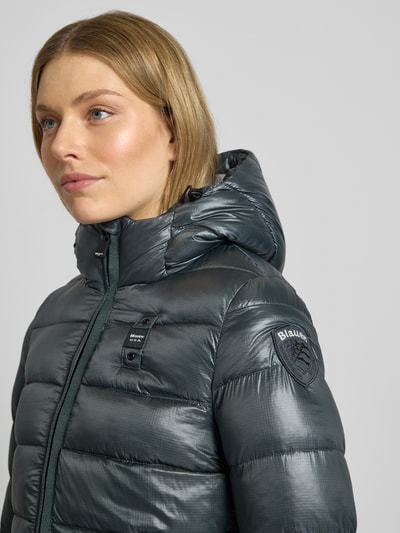Blauer Usa Gewatteerde lange jas met Sorona®-vulling, model 'Adelaide' Donkergrijs - 3