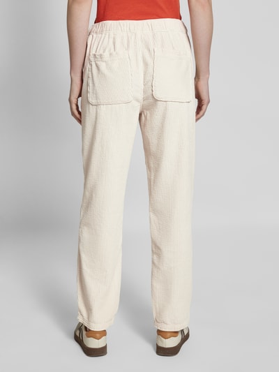 American Vintage Sweatpants van corduroy, model 'PADOW' Ecru - 5