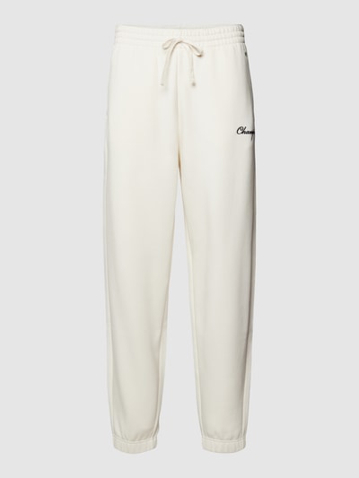 CHAMPION Sweatpants met labelstitching Offwhite - 2