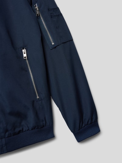 Jack & Jones Bomberjacke mit Reißverschluss Modell 'RUSH' Marine 2