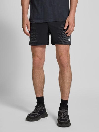 Under Armour Regular Fit Shorts mit Logo-Detail Black 4