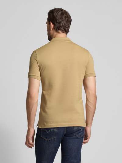 Lacoste Slim Fit Poloshirt aus reiner Baumwolle Beige 5