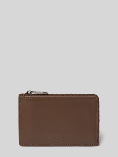 LIEBESKIND BERLIN Portemonnaie mit Logo-Prägung Dunkelbraun 1