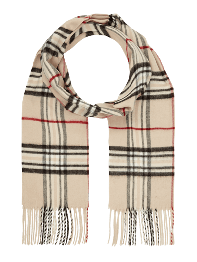 Fraas Schal mit Tartan-Karo Beige 1