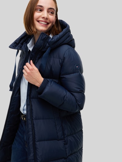 Tommy Hilfiger Gewatteerde mantel met capuchon Donkerblauw - 1
