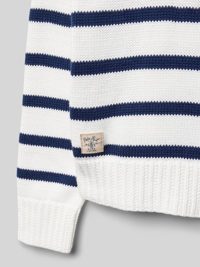 Polo Ralph Lauren Teens Strickpullover mit Label-Patch Offwhite 2