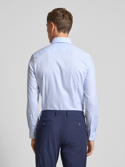 SEIDENSTICKER Slim Fit Business-Hemd mit Knopfleiste Bleu 5