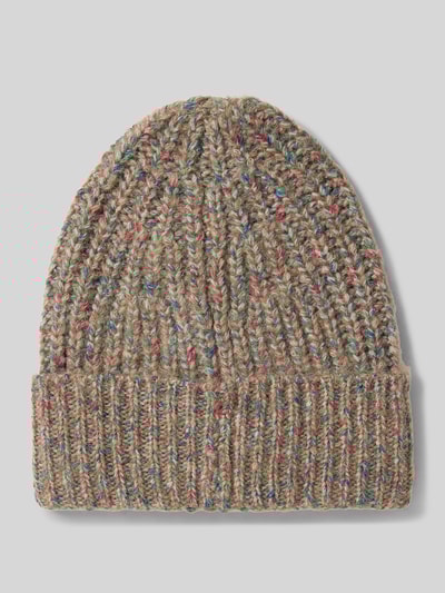 Jake*s Casual Beanie met omslag Olijfgroen - 1