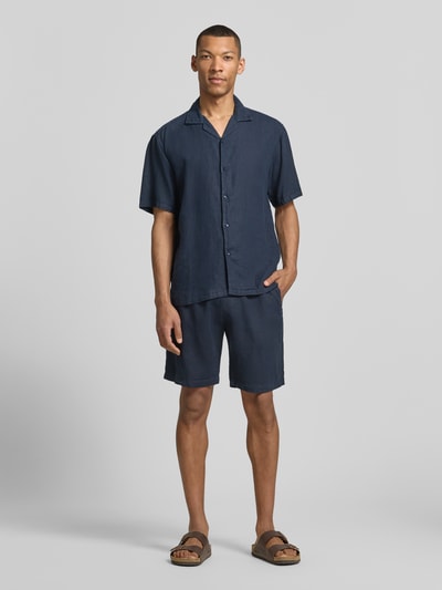 MCNEAL Shorts mit elastischem Bund und Gesäßtasche Dunkelblau 1