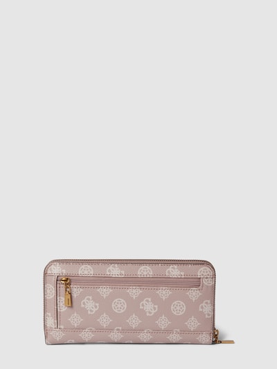 Guess Portemonnaie mit Allover-Logo-Muster Modell 'VIBE' Rose 2