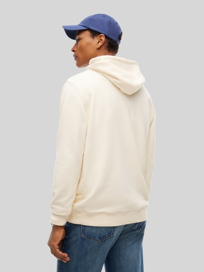 Tommy Jeans Relaxed Fit Hoodie aus reiner Baumwolle Offwhite 5