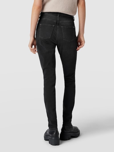 MAC Skinny fit jeans met labeldetails, model 'Dream' Donkergrijs - 5