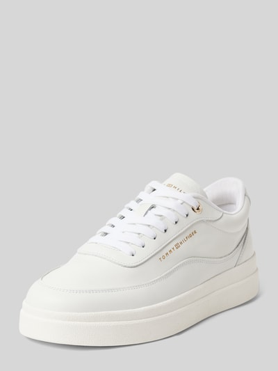 Tommy Hilfiger Sneaker aus echtem Leder Modell 'MODERN COURT' Weiss 1