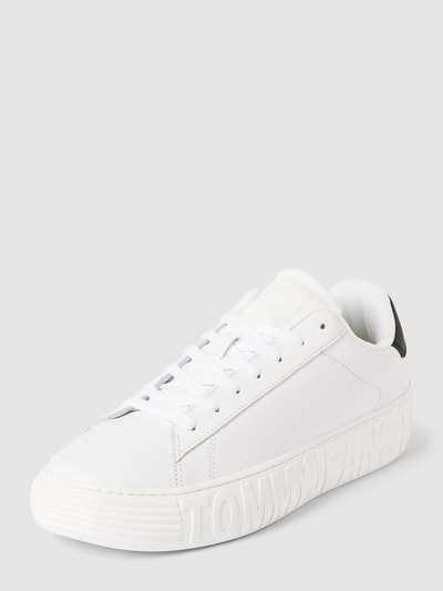 Tommy Jeans Sneaker in unifarbenem Design Weiss 1