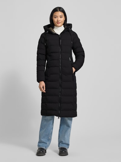 khujo Regular Fit Steppmantel mit Zweiwege-Reißverschluss Modell 'Gamp' Black 4