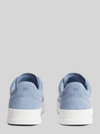 Tommy Hilfiger Sneaker aus echtem Veloursleder Hellblau 4