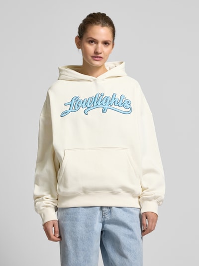 Low Lights Studios Oversized Hoodie mit Kapuze Ecru 4