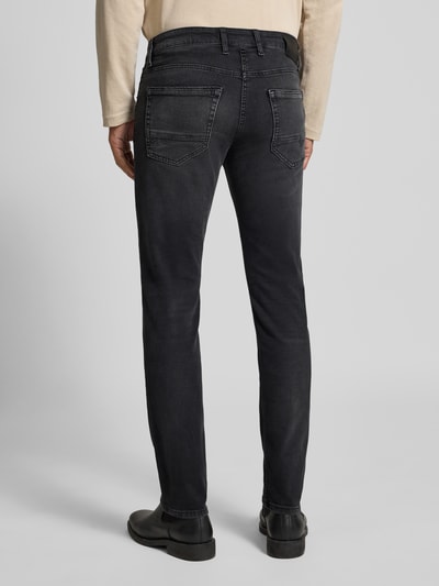 MAC Straight fit jeans in 5-pocketmodel, model 'ARNE PIPE' Zwart - 5