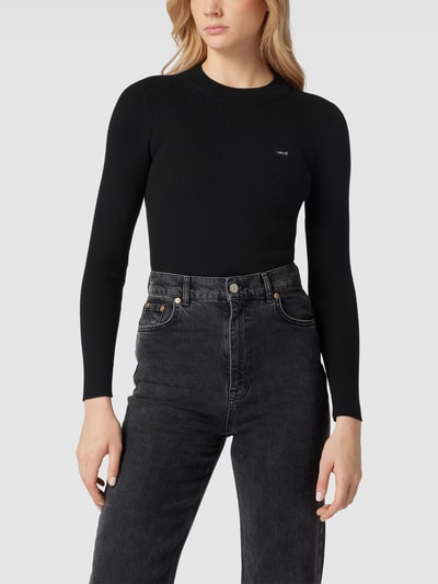 Levi's® Strickpullover mit Label-Patch Black 4