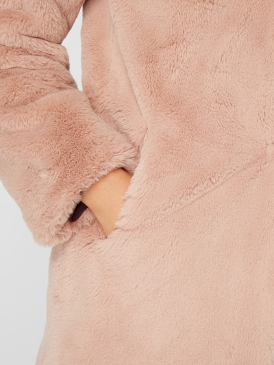 White Label Mantel aus Webpelz Rosé 4