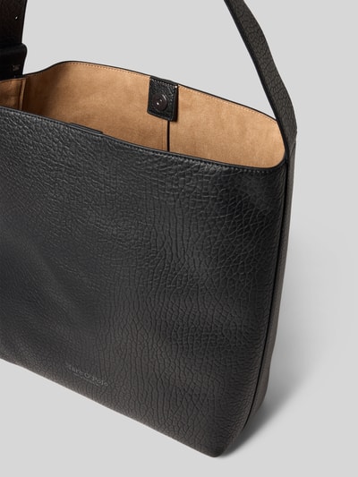 Marc O'Polo Shopper van echt runderleer, model 'ANINA' Zwart - 5