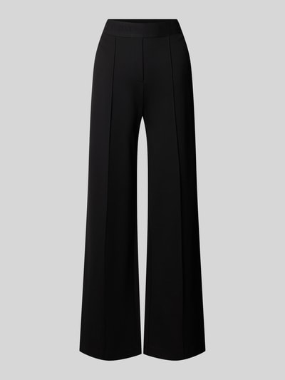 Productfoto, Wide Fit Hose aus Viskose-Mix van Christian Berg Woman in zwart, elastische band, achterzakken, bandwijdte maat 36: 38 cm, binnenbeenlengte maat 36: 82 cm, dames broek, viscosemix