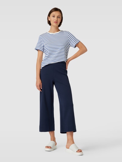 Tom Tailor Stoffen broek in verkort design Marineblauw - 1