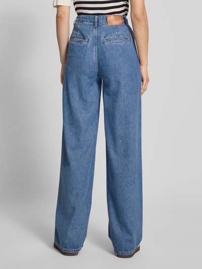 Marc O'Polo Wide Leg Jeans aus Lyocell-Baumwoll-Mix Blau Melange 5