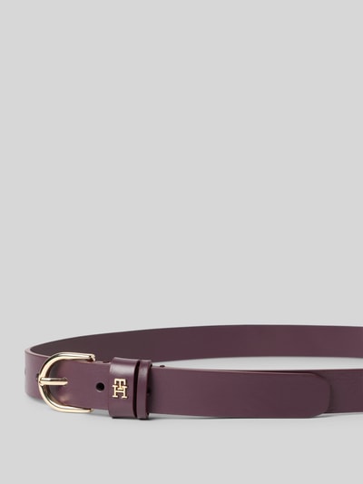 Tommy Hilfiger Riem van echt leer Bordeaux - 2