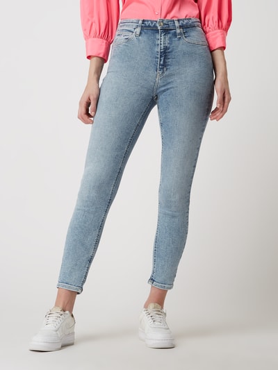 Calvin Klein Jeans Skinny fit high rise jeans met stretch  Lichtblauw - 4