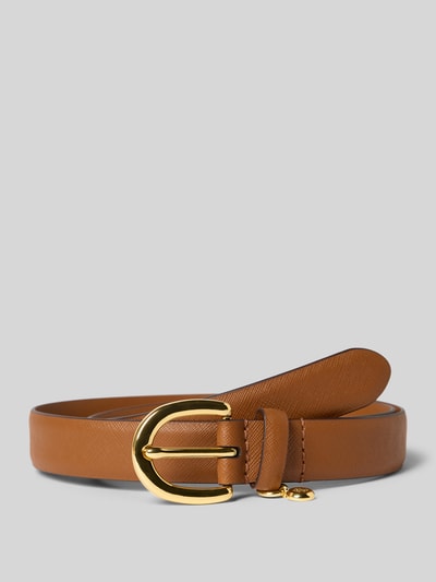 Lauren Ralph Lauren Gürtel aus Rindsleder mit Charm Cognac 1