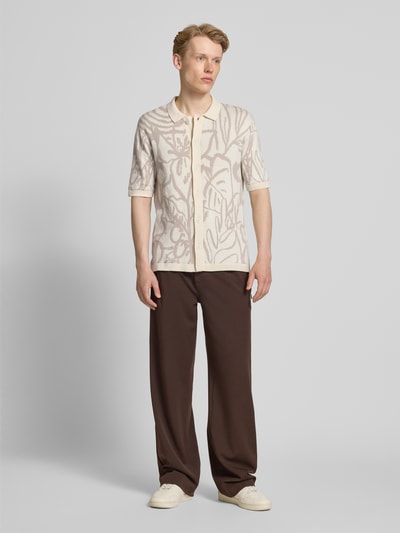 Only & Sons Freizeithemd mit Knopfleiste Modell 'KIMO' Offwhite 1