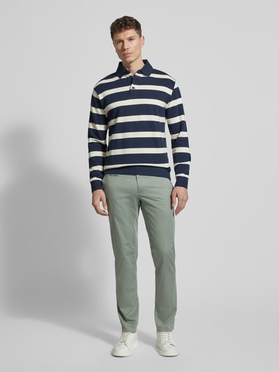 Brax Fein strukturierte Slim Fit Hose Modell 'Fabio' Mint 1