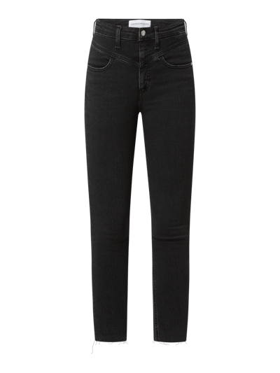 Calvin Klein Jeans Super Skinny Fit High Waist Jeans mit Stretch-Anteil  Black 2