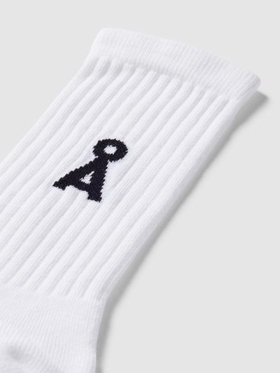 Armedangels Socken mit Label-Detail Modell 'SAAMU' Weiss 2