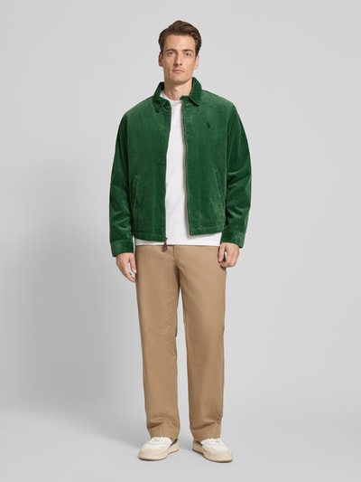 Polo Ralph Lauren Jacke mit Reißverschluss Dunkelgruen 1