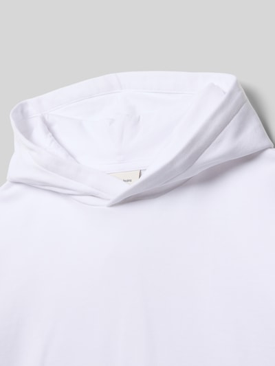 Calvin Klein Jeans Relaxed Fit Hoodie mit Logo-Print Modell 'Signature' Weiss 2