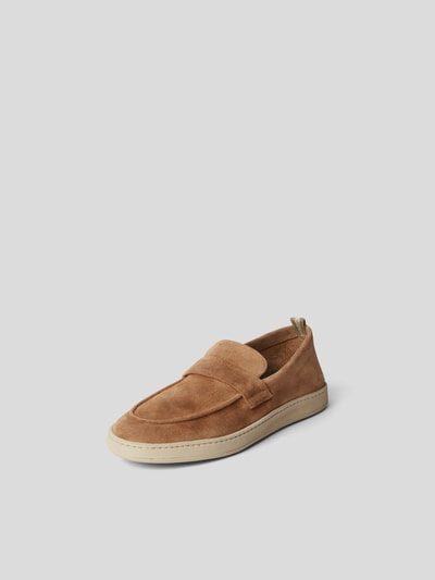 Officine Creative Loafer aus Veloursleder Mint 2