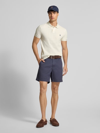 Polo Ralph Lauren Poloshirt mit Label-Stitching Beige Melange 1