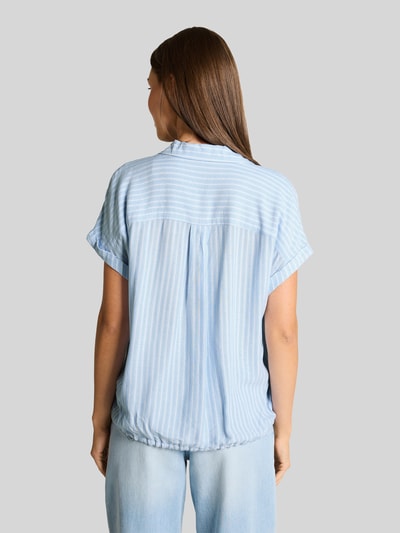 Tom Tailor relaxed fit blouse van viscose Lichtblauw - 5