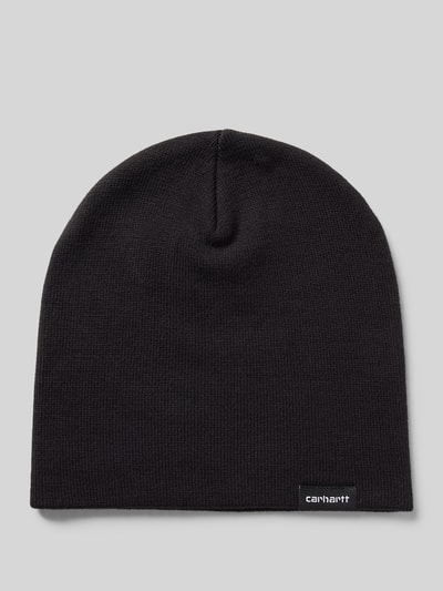 Carhartt Work In Progress Beanie mit Label-Detail Modell 'SCRIPTER' Black 1