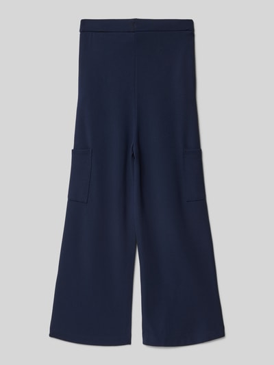 s.Oliver RED LABEL Loose Fit Weite Hose aus Viskose-Mix Marine 3