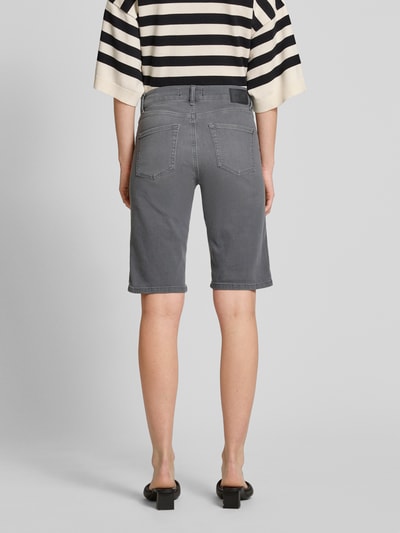 Angels Regular fit bermuda's van denim met omslag Middengrijs - 5