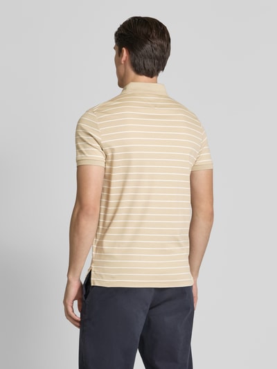 Tommy Hilfiger Regular Fit Poloshirt aus reiner Baumwolle Beige 5