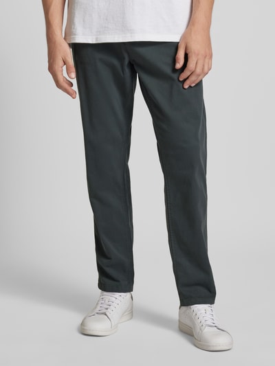 Tommy Jeans Tapered Fit Bundfaltenhose mit elastischem Bund Anthrazit 4