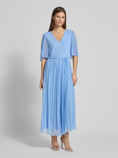 GUIDO MARIA KRETSCHMER WOMAN Suknia maxi z dekoltem w serek model 'Daphne' - GMK for Bridgerton Jasnoniebieski 4
