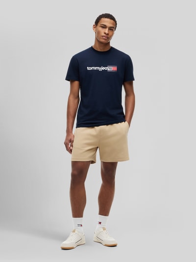 Tommy Jeans Regular Fit T-Shirt aus reiner Baumwolle Marine 1